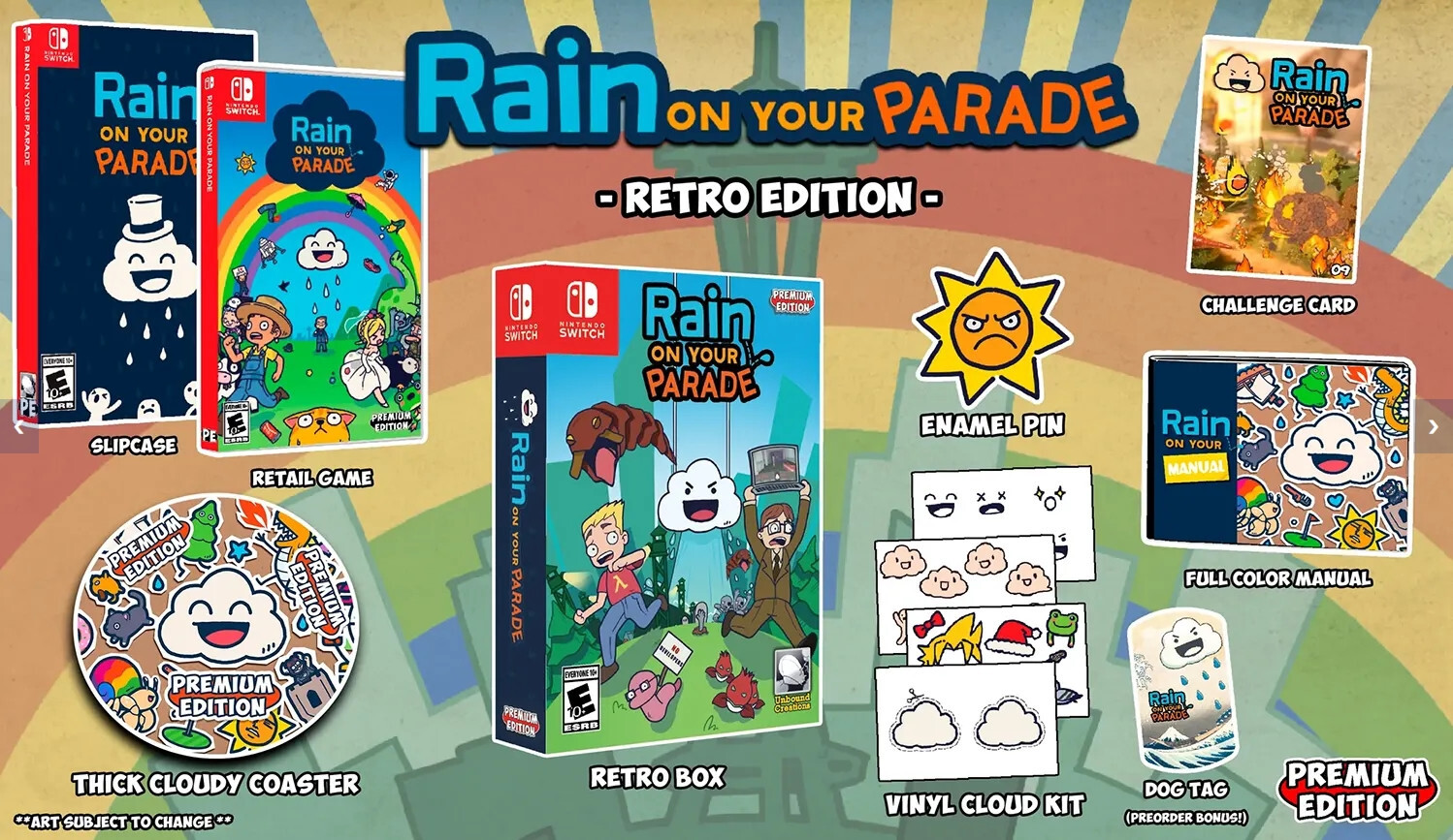 Premium Edition Games Rain on your Parade Retro Edition