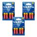 Varta 12 pièces R-06 piles (R06, AA, 1,5 V, alkaline), R-06 Longlife Max Power