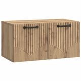 vidaXL Wandmontage TV-kast 59,5 x 31 x 30 cm Artisanaal eiken