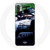 Maniacase Hoesje voor Xiaomi Redmi Note 10 5G Pierre Gasly F1 coureur Wit