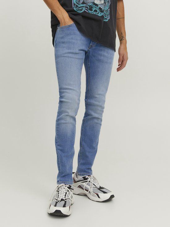 JACK & JONES Liam Original loose fit heren jeans denimblauw