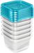 Keeeper Fredo Fresh Vershouddozen Transp/blauw Set 3