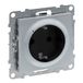 LEGRAND SEANO met Netatmo aangesloten stopcontact, meting van het stroomverbruik, schroeven of spreidklauwen, automatische steekklemmen, led-display, Smart Home, 16 A, 3680 W, aluminium