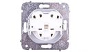 Sentia 1434-10 stopcontact met zonwering 16 A wit