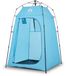 vidaXL Tente d'intimité à fermeture rapide imperméable bleu