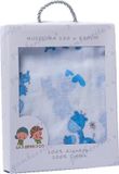 Gamberritos Hydrofiel Doek Blauwe Giraffen 120 X 120 Cm