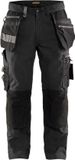 Blåkläder Werkbroek met stretch 1590-1343 - Donkergrijs/Zwart - C54