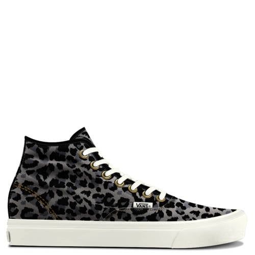 VANS Authentic sneakers met panterprint - zwart/zilvergrijs