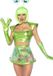 Leg Avenue Beam Me Up Babe Kostuum - XS - Groen