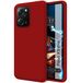 Tumundosmartphone Zachte vloeibare siliconen beschermhoes voor Xiaomi Poco X5 Pro 5G, rood