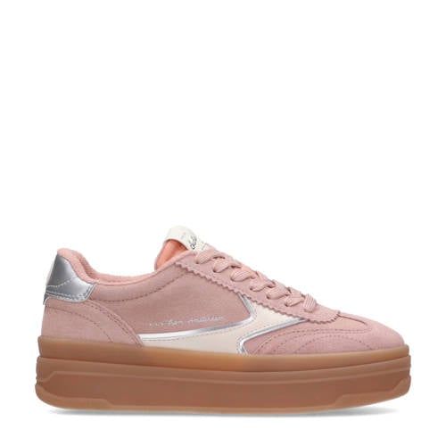 Scotch & Soda Minny suède sneakers roze