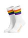 PIPPO Amsterdam Sportsokken 'PIPPO Pride Socken 3 Pack' wit