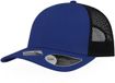 Atlantis Headwear Recy Three Cap AT671 - ROYAL/BLACK - One size