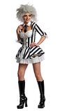 Rubie's Official Beetlejuice-kostuum voor dames met pruik, sexy outfit voor Halloween