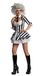 Rubie's Official Beetlejuice-kostuum voor dames met pruik, sexy outfit voor Halloween