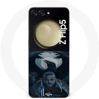 Samsung Galaxy Z Flip5 Vikingen ragnar lothbrok raaf hoesje