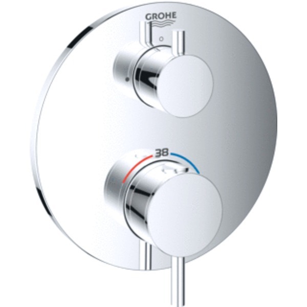 GROHE Atrio afdekset thermostaat zonder omstel chroom 24134003