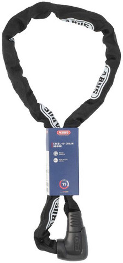 Abus Steel-O-Chain XPlus 9808K/140 Kettingslot - Zwart - 140 cm