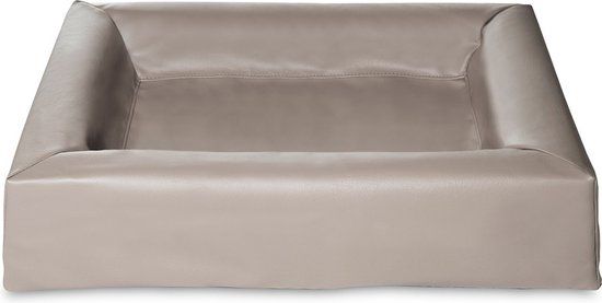Bia Bed Hondenmand - Taupe - 85x70x15 cm - Kunstleer - M