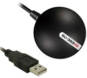 Globalsat GPS-ontvanger BU-353N5 - USB - waterdicht - voor Windows 7, 8, 10 en 11
