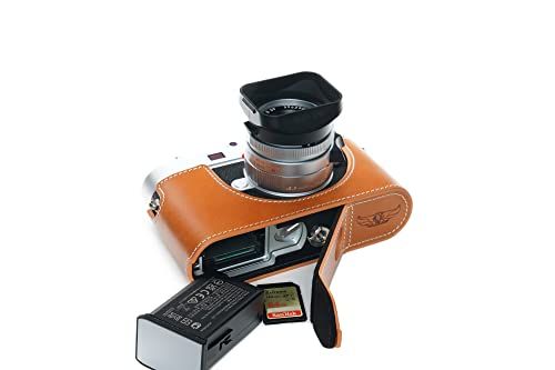 TP Original Handgemaakte lederen halve camerahoes voor Leica M11 - zandbruin
