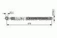 Bosch 1987476775 tuyau de frein