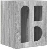 vidaXL Nachtkastje ELST Grijs Sonoma 40 x 35 x 50 cm Bewerkt hout