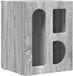 vidaXL Nachtkastje ELST Grijs Sonoma 40 x 35 x 50 cm Bewerkt hout