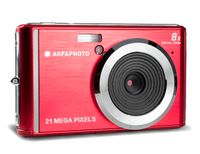 AgfaPhoto DC5200 Compact Camera - 21MP, CMOS, 1280x720 Video - Red
