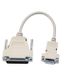 EFB Elektronik EK125.2 Seriële Kabel Beige 2 m DB25 DE-9
