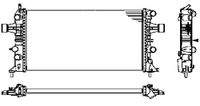 BEHR HELLA SERVICE 8MK 376 710-664 Radiator, motorkoeling