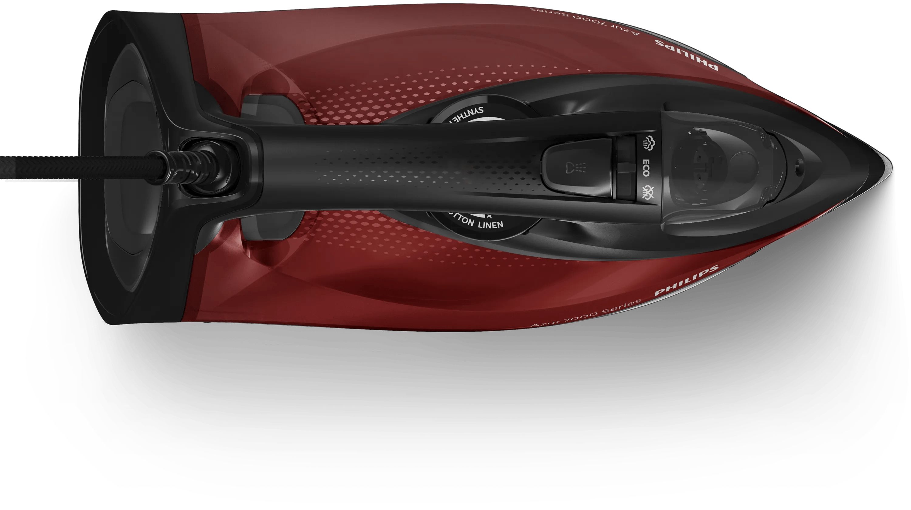 Philips 7000 Series Steam Iron - Black/Red - 2800W