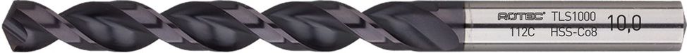 Rotec HSS-E spiraalboor, DIN338, type TLS1000, TiAlN, ø11,0 - 112.1100C