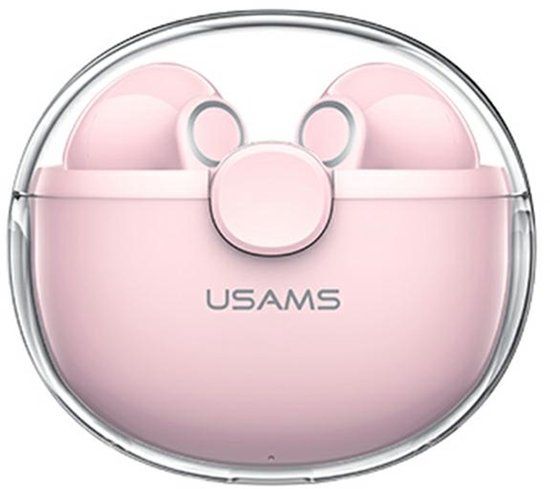 USAMS BU Serie - Draadloze Bluetooth Stereokoptelefoon - Roze - 5.1 - Ergonomisch Ontwerp