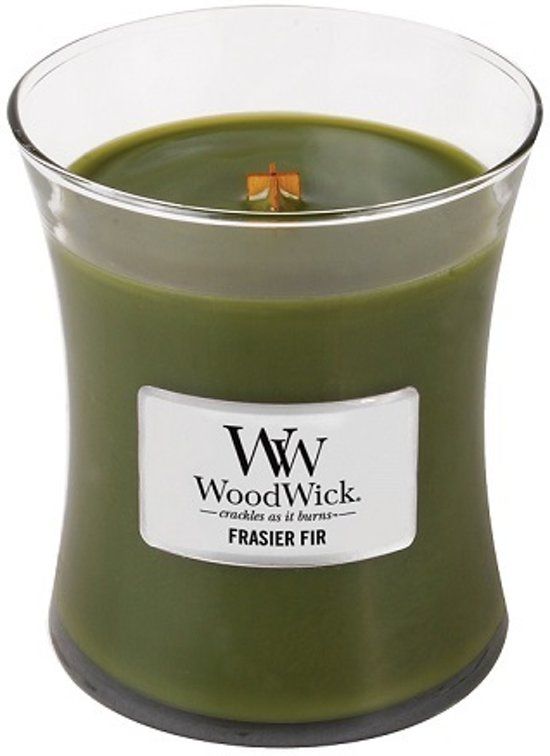 Woodwick Geurkaars Frasier Fir Medium - 0663595921756