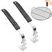 Set de 2 lève-grilles pour grillades sécurisées