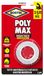 Bostik Poly-Max High Tack Express dubbelzijdig plakband, wit, super sterk, houdt tot 150 kg per rol