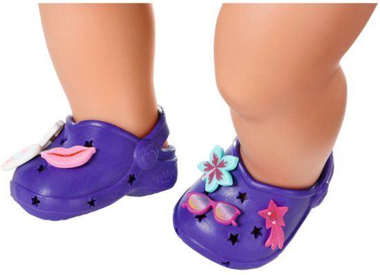 Baby Born ZAPF CREATION BABY born 43 cm badschoenen Crocs-stijl pins