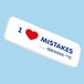 Box I love Mistakes Box met 6 afgeschuinde elastieken