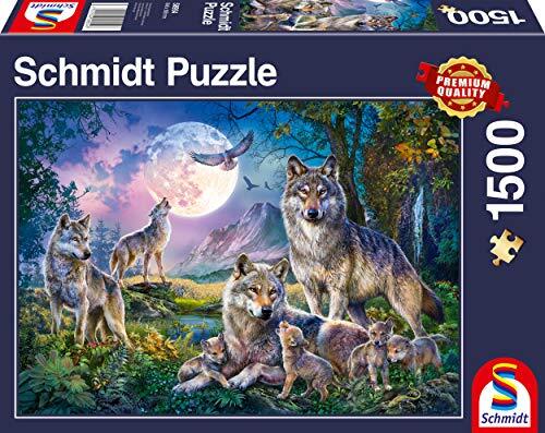 Schmidt Wölfe Puzzle 1.500 Teile: Puzzle Standard