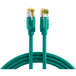 Draka Patchkabel RJ45 Patchkabel Cat.6A S/FTP LSZH, UC900 TM31 grün 0,5m - 1 VPE = 5 Stück