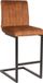LABEL51 Milo Barkruk - Geel - Velvet - Laag - Kruk -