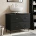 Maison Exclusive - Meuble sous lavabo HAARLEM Noir 82 x 41 x 58,5 cm