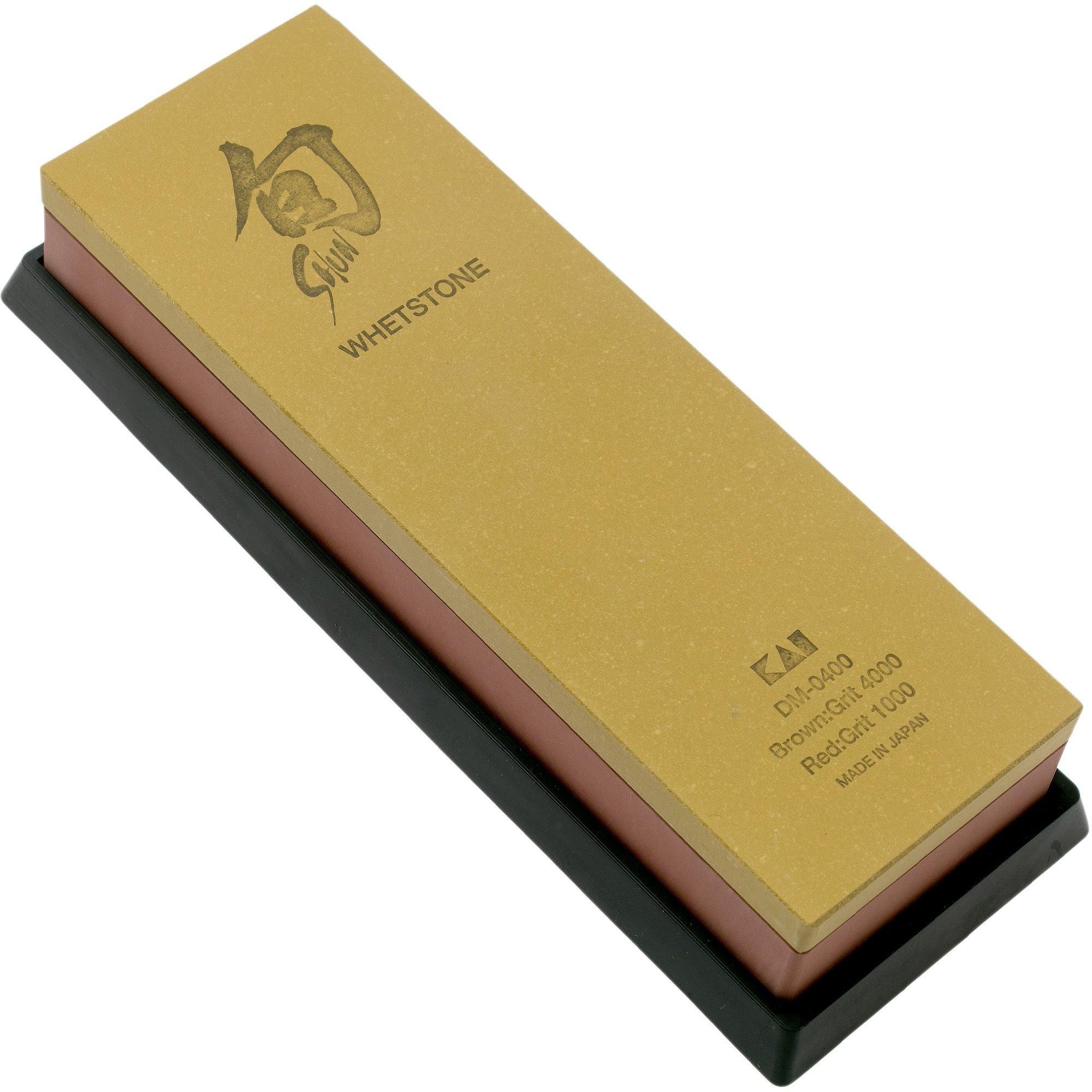 Kai Shun DM-0400 combination sharpening stone, grit 1000/4000