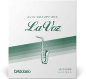 D'Addario La Voz Organic Altsax Rieten Medium Soft, 10-Pack