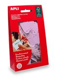 KlikA Hangetiket met koord 22x35 mm ROZE 100st