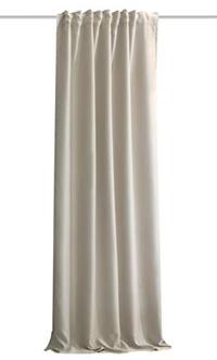 HOMEbasics Akoestisch gordijn - Effen - Naturel - 160 x 135 cm