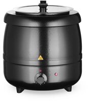 HENDI Buffalo Soepketel - Zwart - 10 Liter - Bain Marie