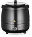 HENDI Buffalo Soepketel - Zwart - 10 Liter - Bain Marie
