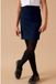 Next - Meisjes - Jersey stretch schoolkokerrok met aantrekkoord - Blauw